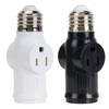 E26 Screw Light Socket to Plug Adapter 2/3Prong Light Bulb Outlet Socket Adapter gallery