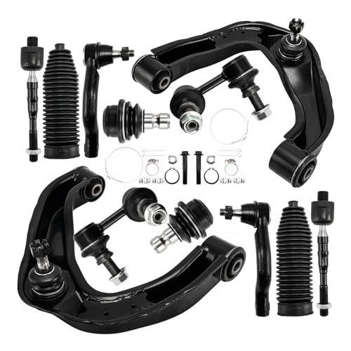 Front Upper Control Arm w/Ball Joint & Tie Rod For Frontier 2005-2019 12Pcs gallery
