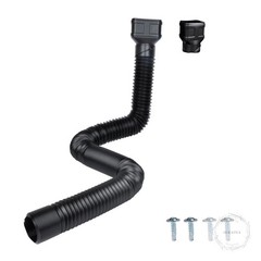 7ft Long Gutter Downspout Extensions, 3.1″ OD Downspout Extender Drainage Pipe