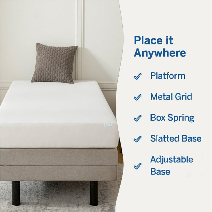 Mainstays 8” Medium Firm Memory Foam Mattress, Twin gallery