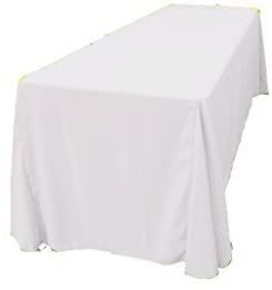 Polyester Poplin Washable Rectangular Tablecloth, Stain and Wrinkle Resistant... gallery