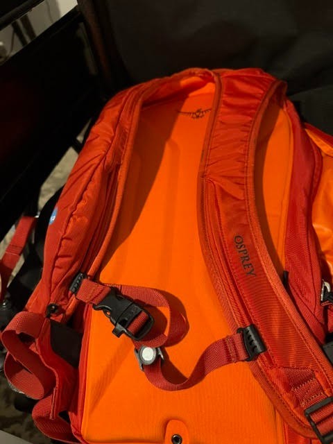 Osprey Kamber 16 Ski Snowboard Daypack Red 3