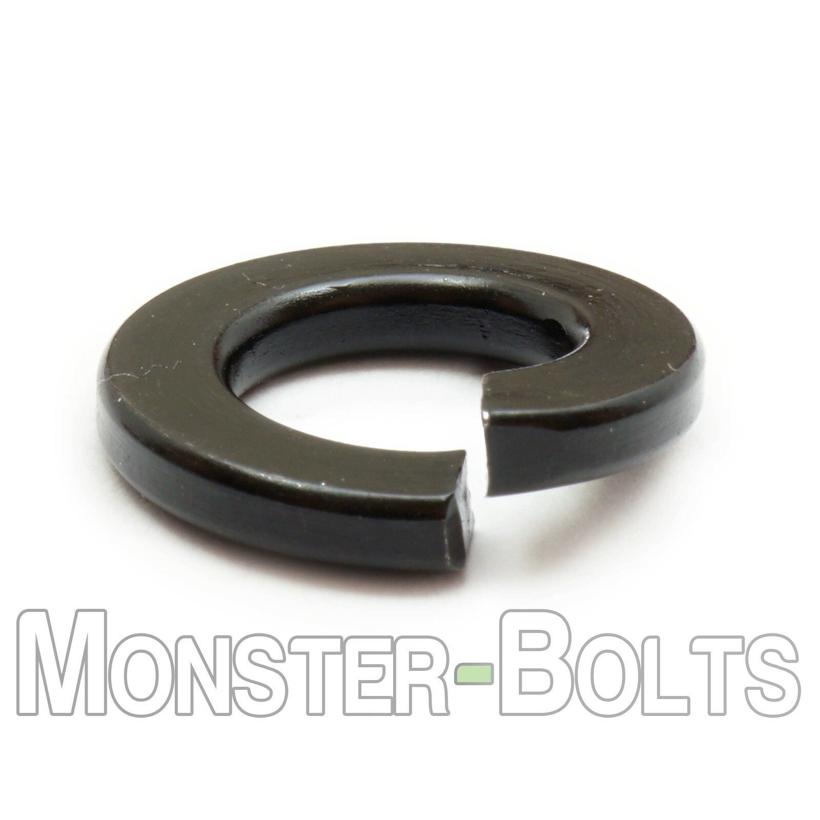Medium Split Lock Washers, Steel w/ Black Oxide, #2 #4 #6 #8 #10 1/4" 5/16" US gallery