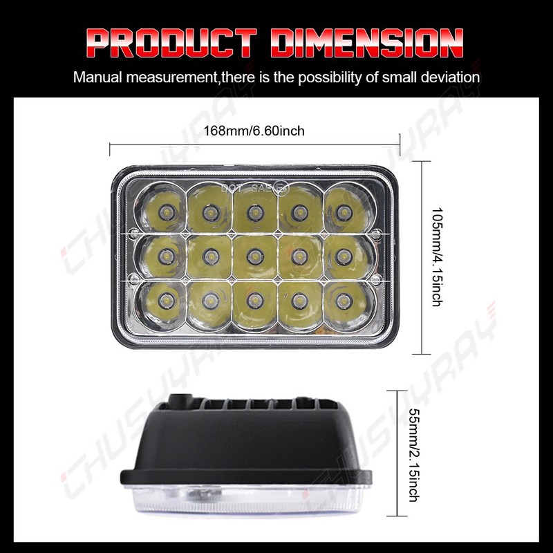 2X LED Headlight For Deere 5225, 5310, 5325, 5425, 5525, 5625, 5725; TL6420 gallery