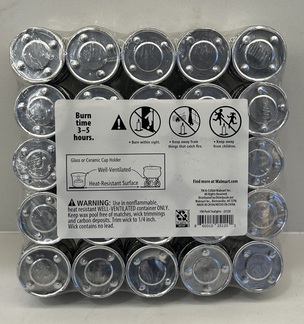 Mainstay White Tea lights gallery