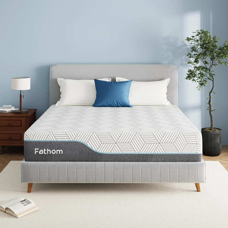 Medium Queen Mattress 12 Inch Memory Foam Mattress Queen Size Bed in a Box for B gallery