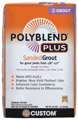 Custom Building Products PolyBlend Plus Sanded Grout 25 lbs