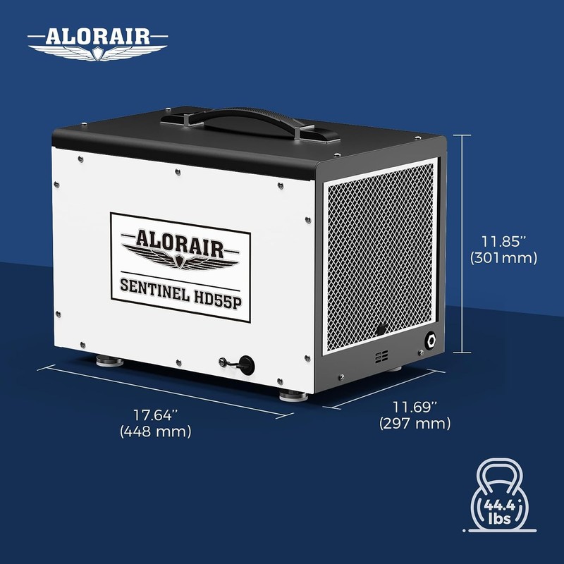 ALORAIR Crawl Space Dehumidifiers SentinelHD55P white + 3pcs Accessories Package gallery