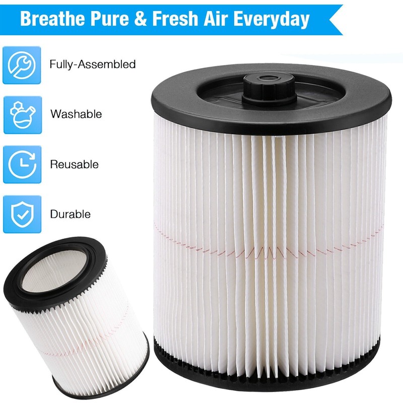 2X 17816 Filter Replacement For Craftsman For Shop Vac Wet Dry Vacuum Washable gallery