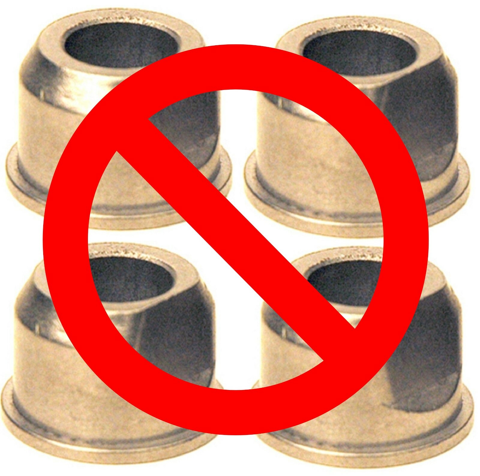 (4) Front Wheel Bushing to Bearing Conversion fits Snapper 1752171YP Upgrade gallery