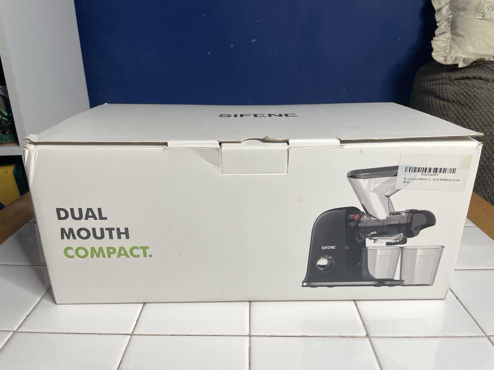 SiFENE Cold Press Juicer, Dual 3" Wide Mouth, BPA-Free, Easy to Clean gallery
