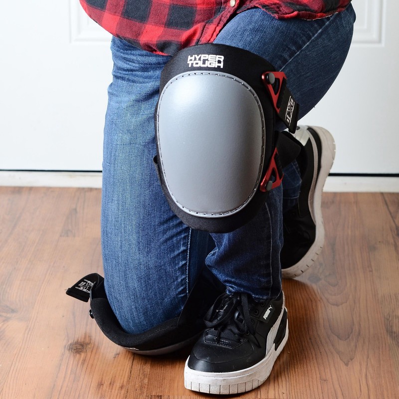 Protective Hard-Shell Rocker Kneepads 8.75 high with Durable Foam Padding gallery