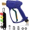 High Pressure Washer Gun with Swivel 3/8" Quick Connect and M22 14mm / 15mm Fitt gallery