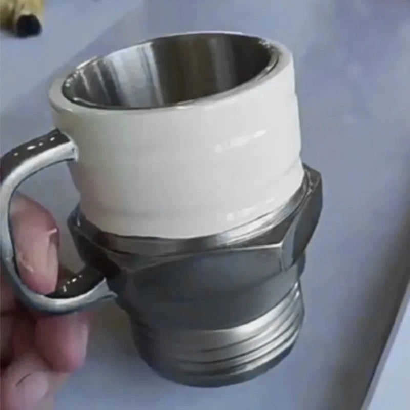 Spark Plug Coffee Mug Creative Engine Design Cup for Car Lovers gallery