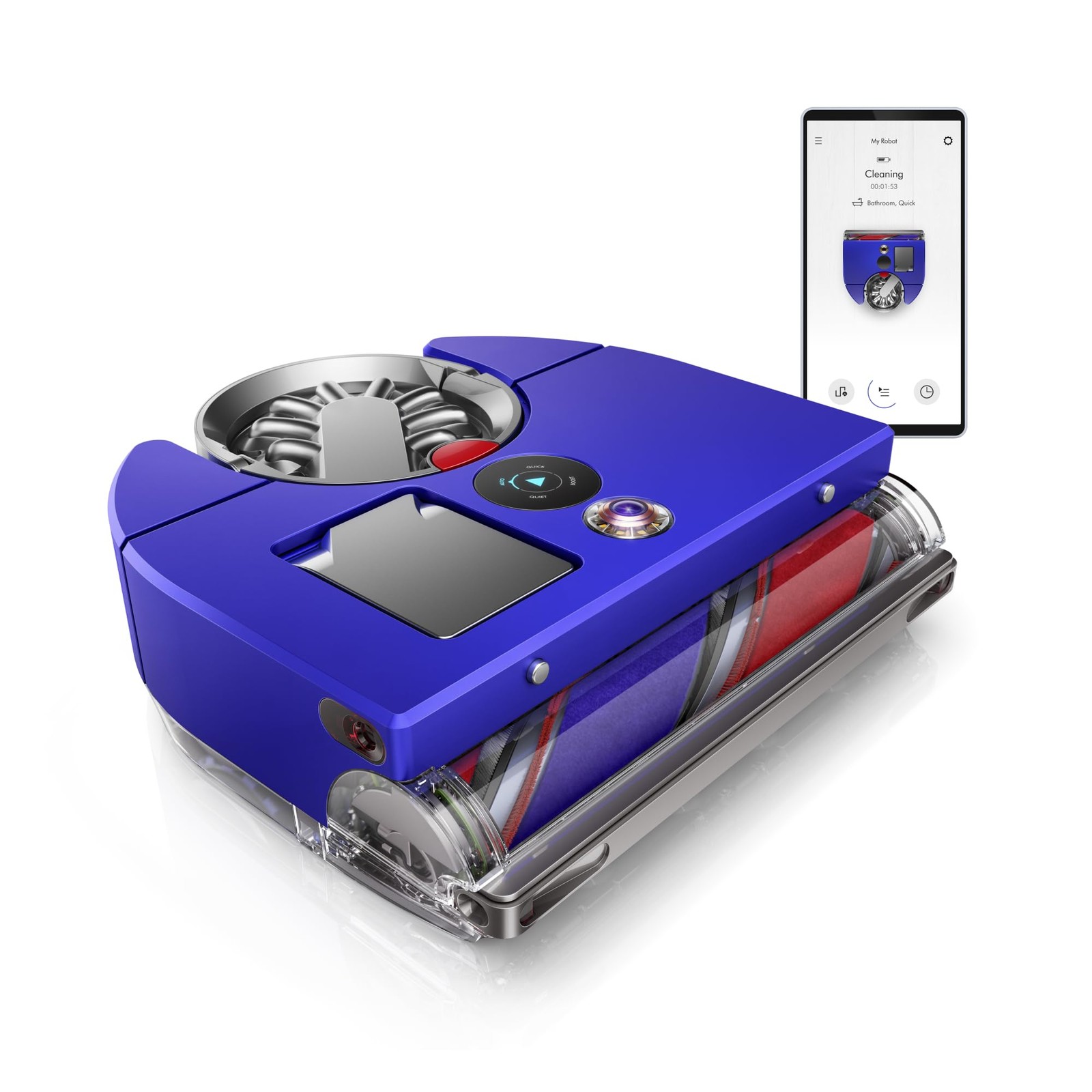 DYSON 360 VIS NAV ROBOT VACUUM - BLUE/NIckel gallery