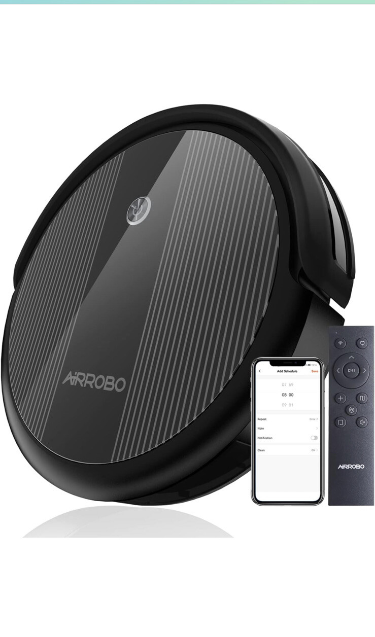 AIRROBO Robot Vacuum Cleaner 2600Pa Strong Suction Power Robotic Vacuum WiFi P10 gallery