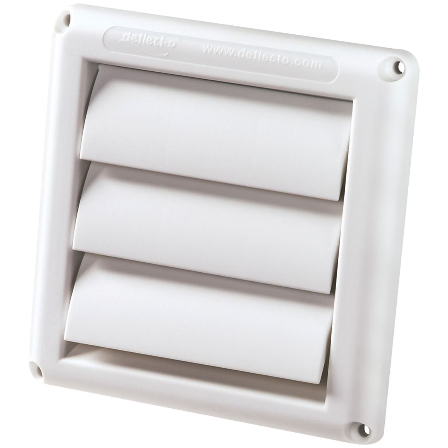 Deflecto Supurr-Vent Louvered Weather-Resistant Outdoor 4 Inches, White gallery