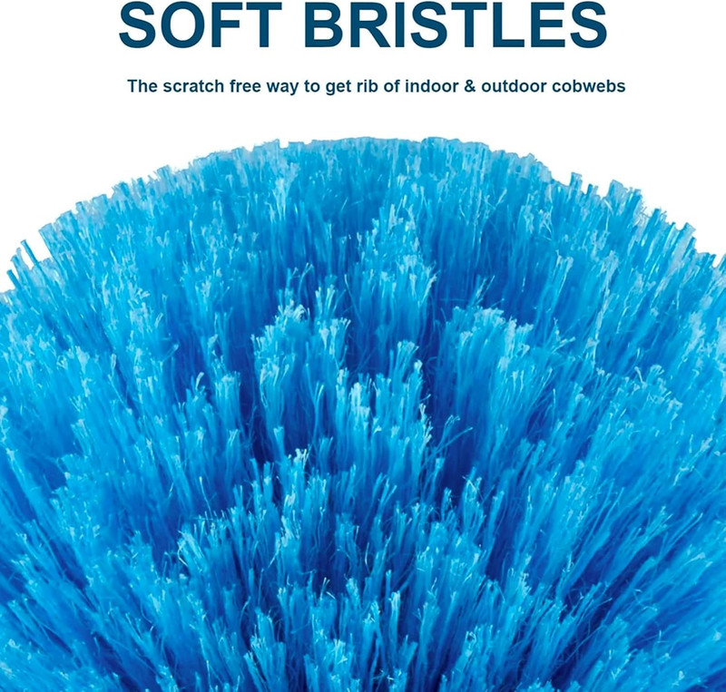 Screw on Cobweb Duster Brush Head | Spider Web for Outdoor and Blue gallery