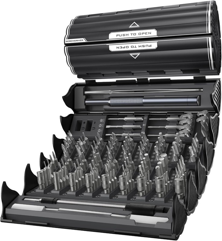 AXTH 25-in-1 Small Precision Screwdriver Set, Professional Magnetic Black gallery