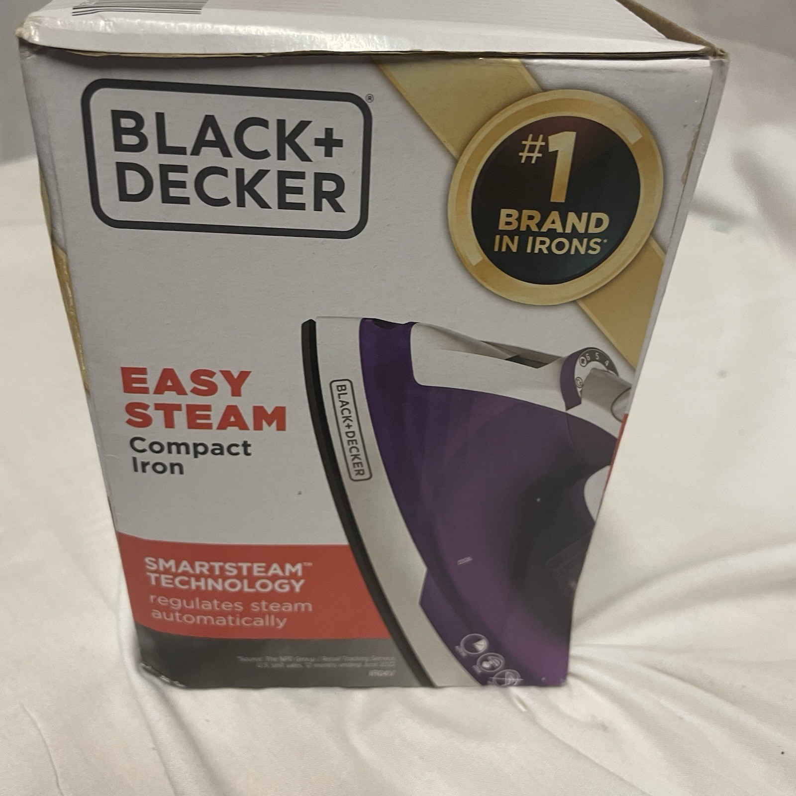 BLACK+DECKER Easy Steam Compact Iron Automatic Shutoff, Nonstick, Spray NEW gallery