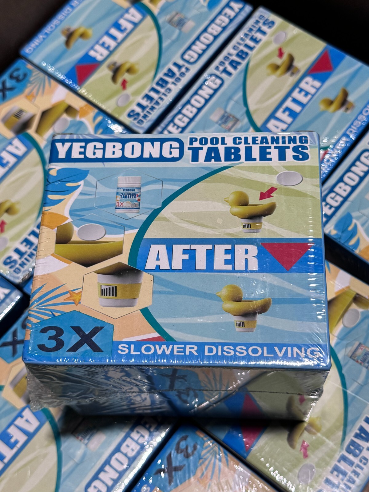 Yegbong pool cleaning tablet - 100pcs gallery