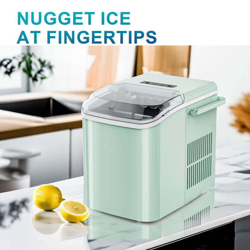Countertop Ice Maker Machine Self-Cleaning Portable 9Pcs/6Min 26.5Lbs/24H gallery