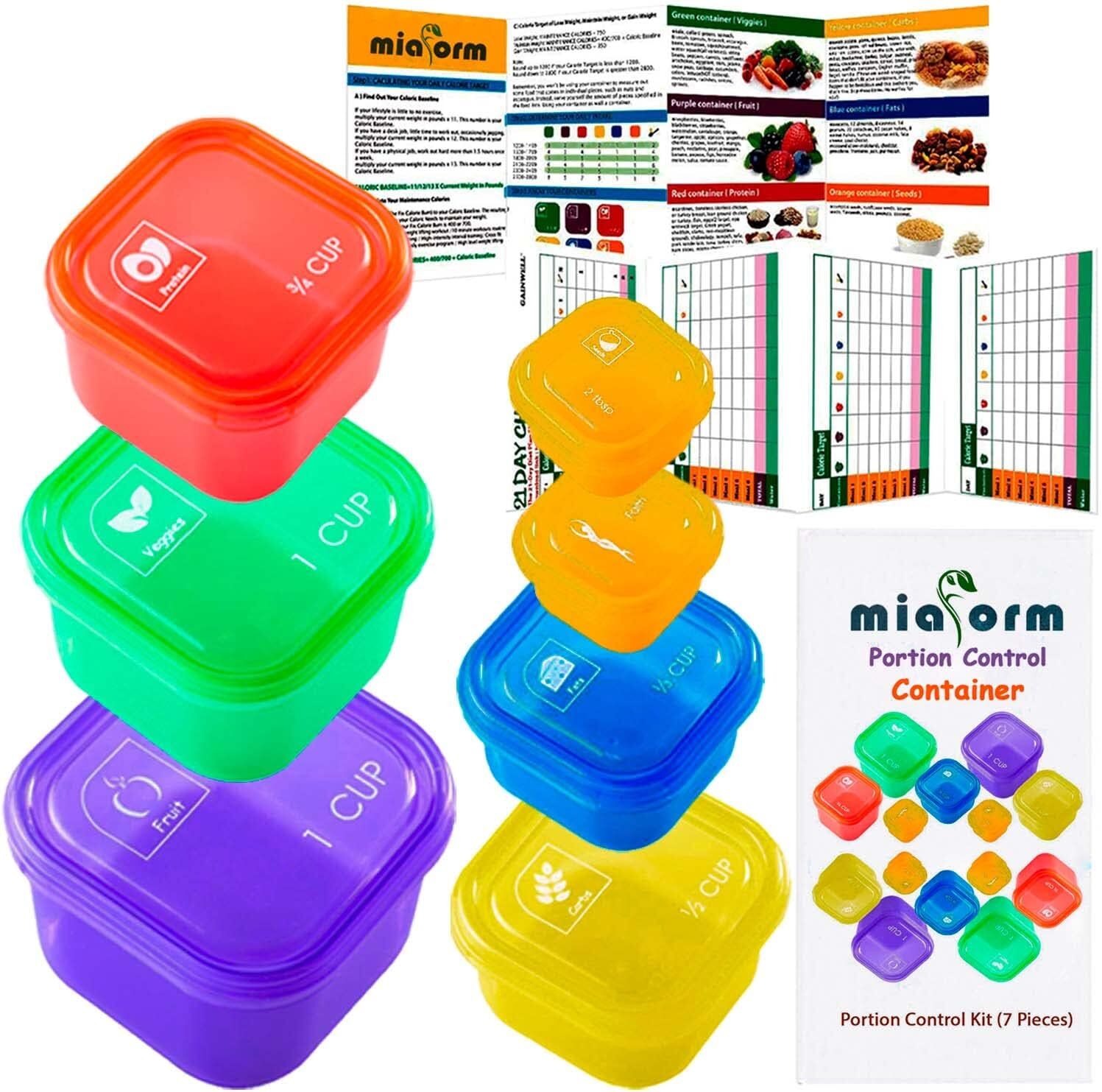 21 Day Fix Portion Control Containers Kit Meal Plan Diet Weight Loss 7 PCS USA gallery