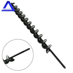 Rust-Proof Auger Drill Bit 1.75″ × 24″ Garden Plant Flower Rapid Planter Spiral