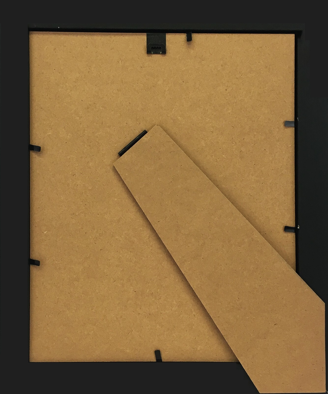 Studio 500 6PC Set 8 x 10 in Tabletop Wall Black Distressed Photo Frames 5x7 Mat gallery