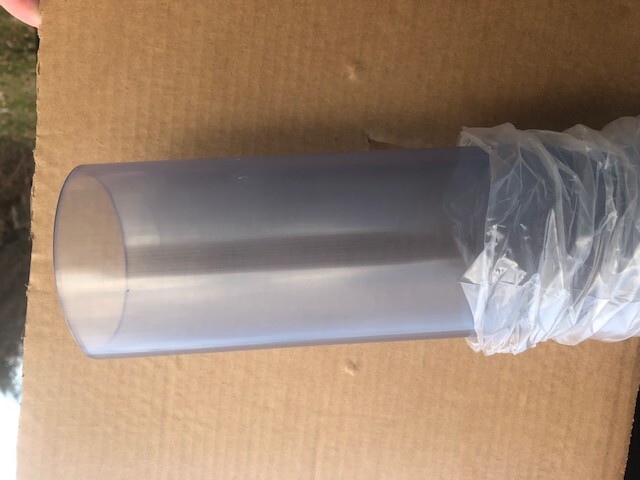 1/2" to 8" Diameter: Clear PVC Pipe, sch40 *Choose Your Length up to 10 FT Long! gallery