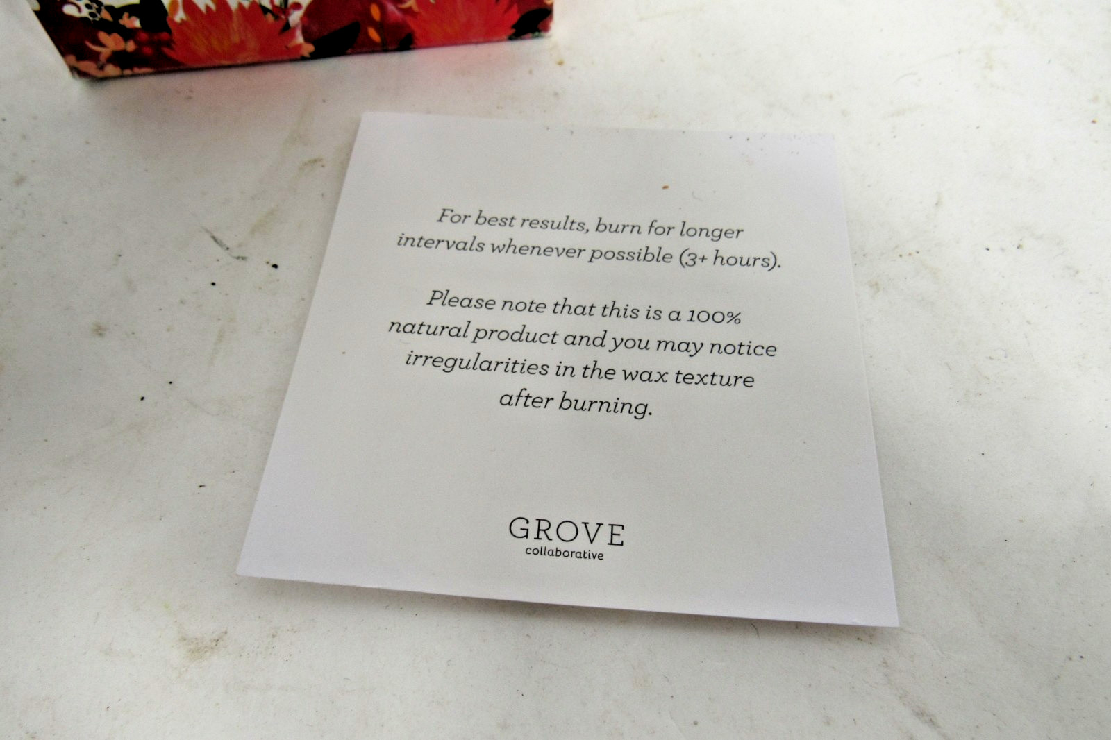 Grove Soy Candle Pomegranate & Red Currant New 7oz Made in the USA gallery