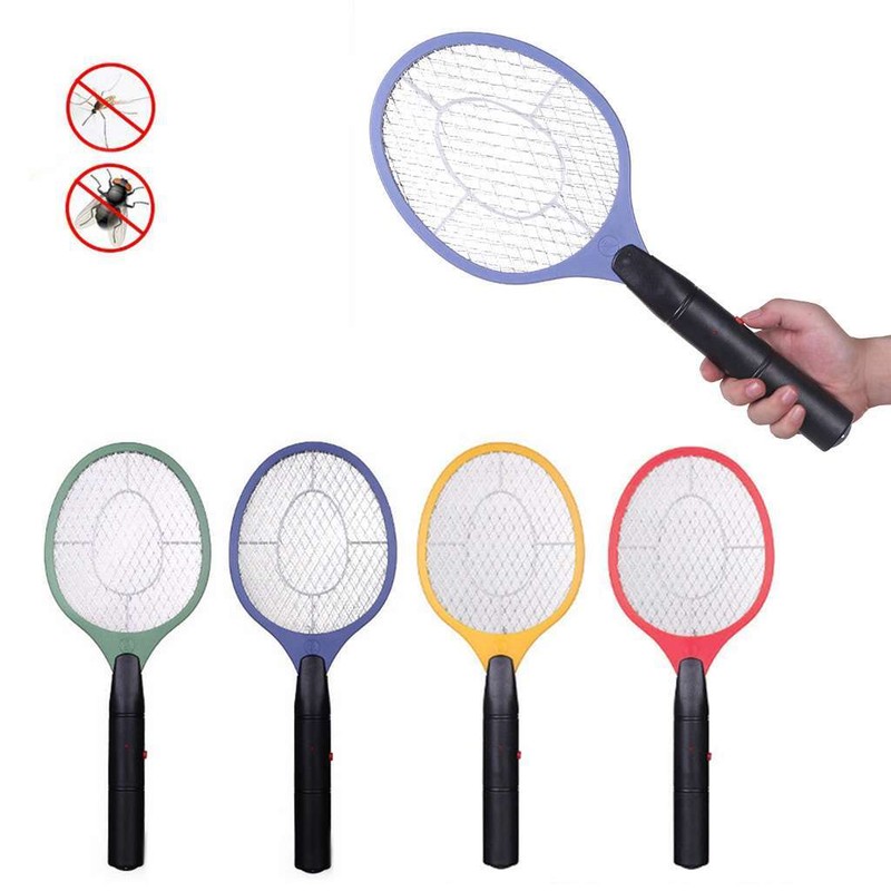 Bug Zapper Racket Fly Swatter Mosquito Bat Wasp Electric Insect Pest Killer Trap gallery
