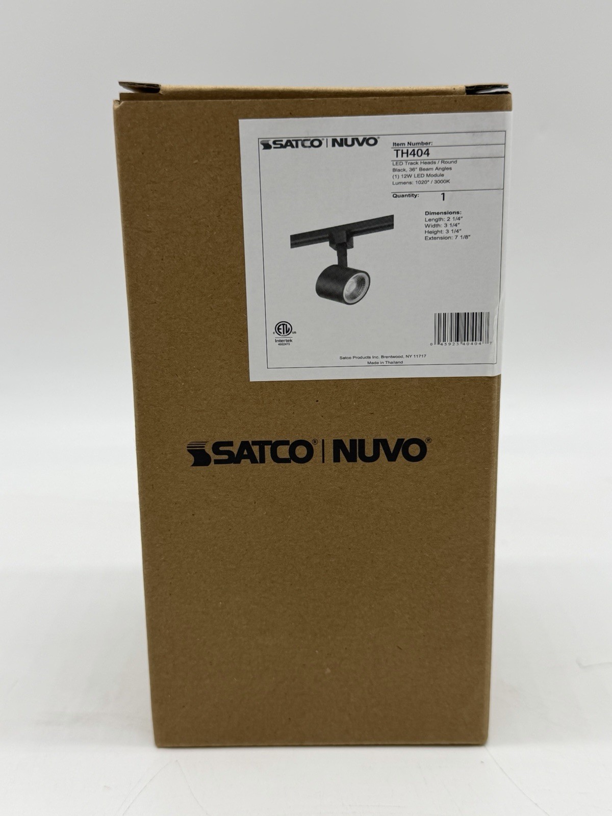 SATCO Black Integrated LED Track Lighting Head TH404 gallery