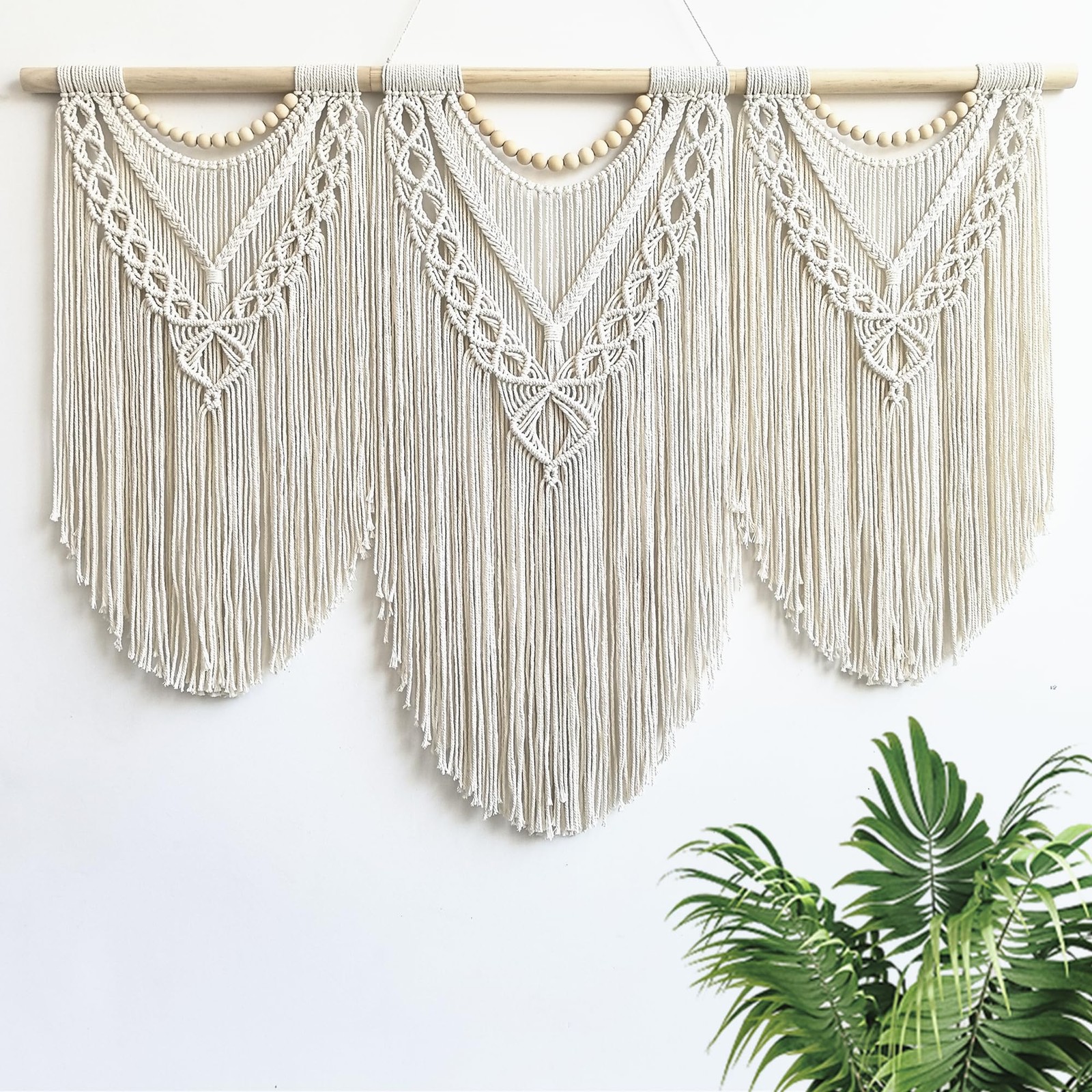 large macrame wall hanging - Boho Tapestry Macrame Wall Decor Art- Chic Bohem... gallery