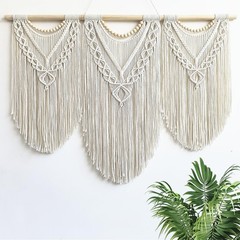 large macrame wall hanging – Boho Tapestry Macrame Wall Decor Art- Chic Bohem…