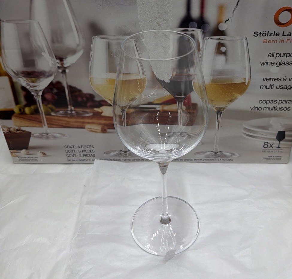 Stolzle Lausitz 21.7 Oz Break Resistant European Crystal Wine Glasses gallery