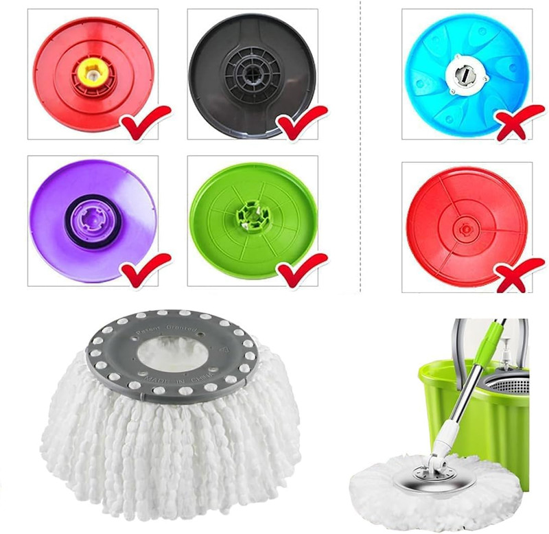 5 PCS Spin Mop Heads Replacement Refill for Old Hurricane Mr.Clean 360 Magic gallery