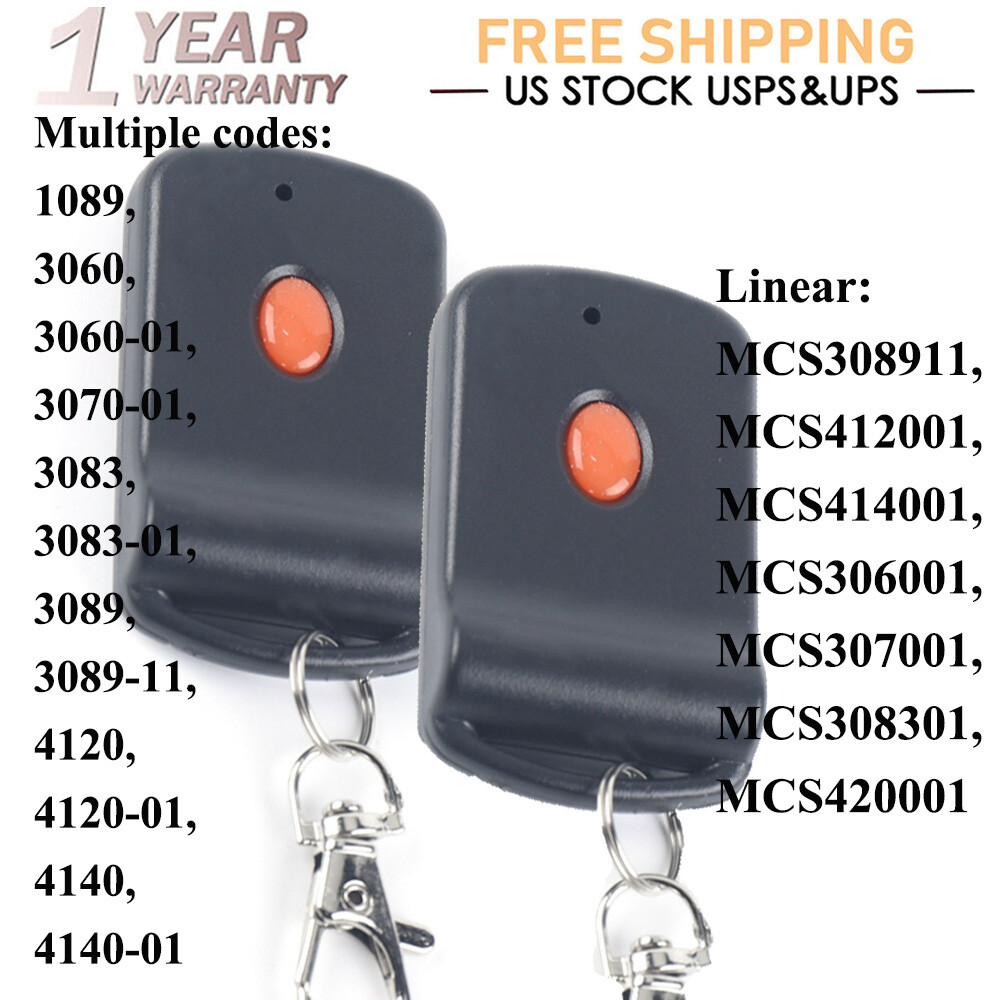 For Multi-Code 3089 MultiCode 308911 Linear Garage Gate Remote 300mhz MCS308911 gallery