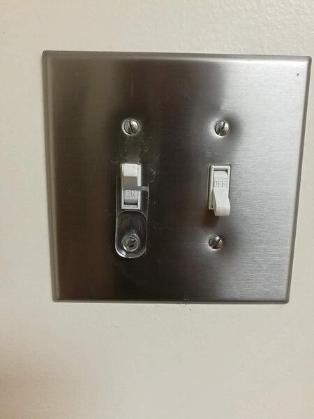Clear Toggle Switch Cover Guard Keep Light Switch ON Off protects your light 6Pk gallery