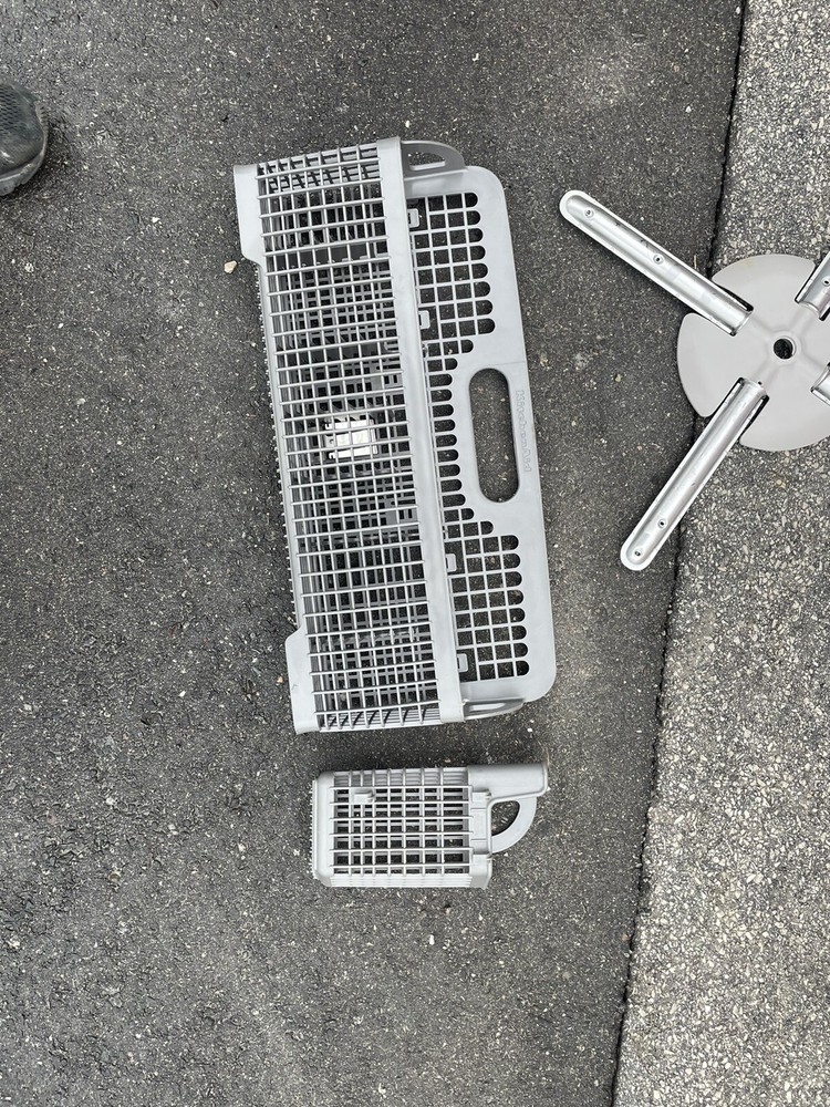 WP8531233 Dishwasher Silverware Basket Replaces 8562043 + Small Basket WP8519702