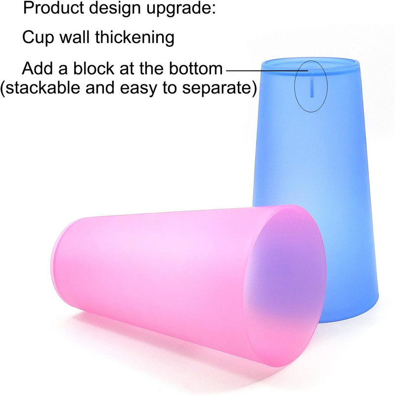32-ounce Plastic Tumblers/Large Drinking Glasses/Party Cups/Iced Tea Glasses Set gallery
