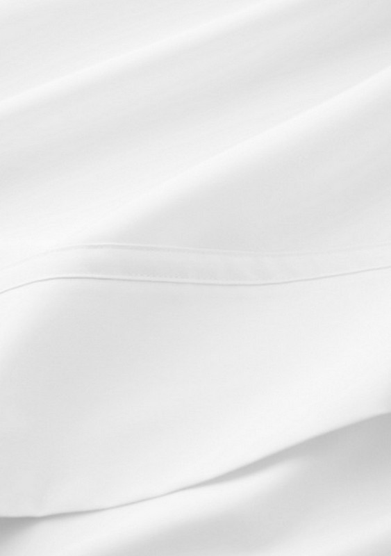 Ralph Lauren Spencer Solid Pima Sateen Cotton Queen Sheet 4 Psc. Set White $170 gallery