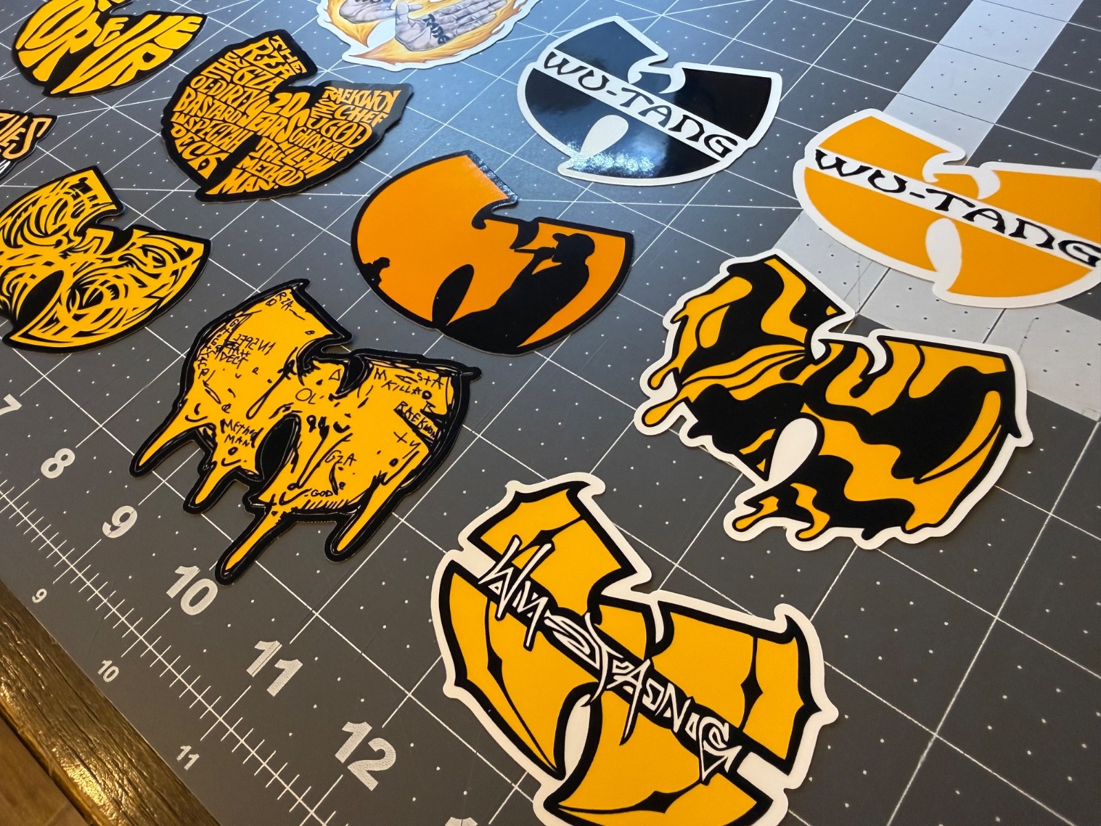 Wu Tang Clan Stickers W Logos Multiple Options available, Pick One gallery