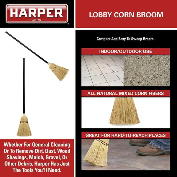 28 In. Lobby Corn Broom gallery