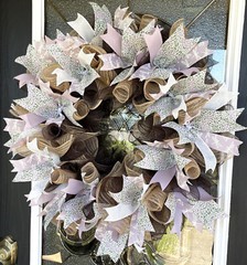 Lavender Dragonfly Spring Summer Fall Deco Mesh Wreath, Farmhouse Cottage Decor