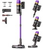 Cordless Vacuum Cleaner, Self-Standing 620W 55KPA 75Min Runtime Stick Vacuum ... gallery
