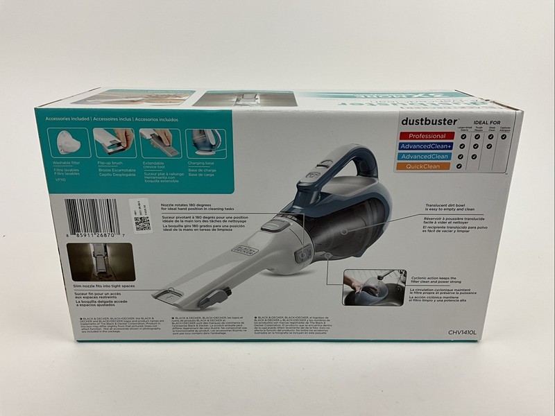 Black+Decker dustbuster AdvancedClean Cordless Handheld Vacuum PARTS ONLY READ gallery