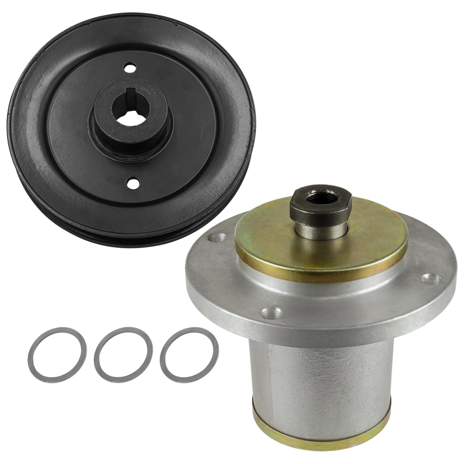 Celox 539104420 539107408 Spindle & Pulley for Husqvarna BZ6127 BZ7234 BZE7234 gallery