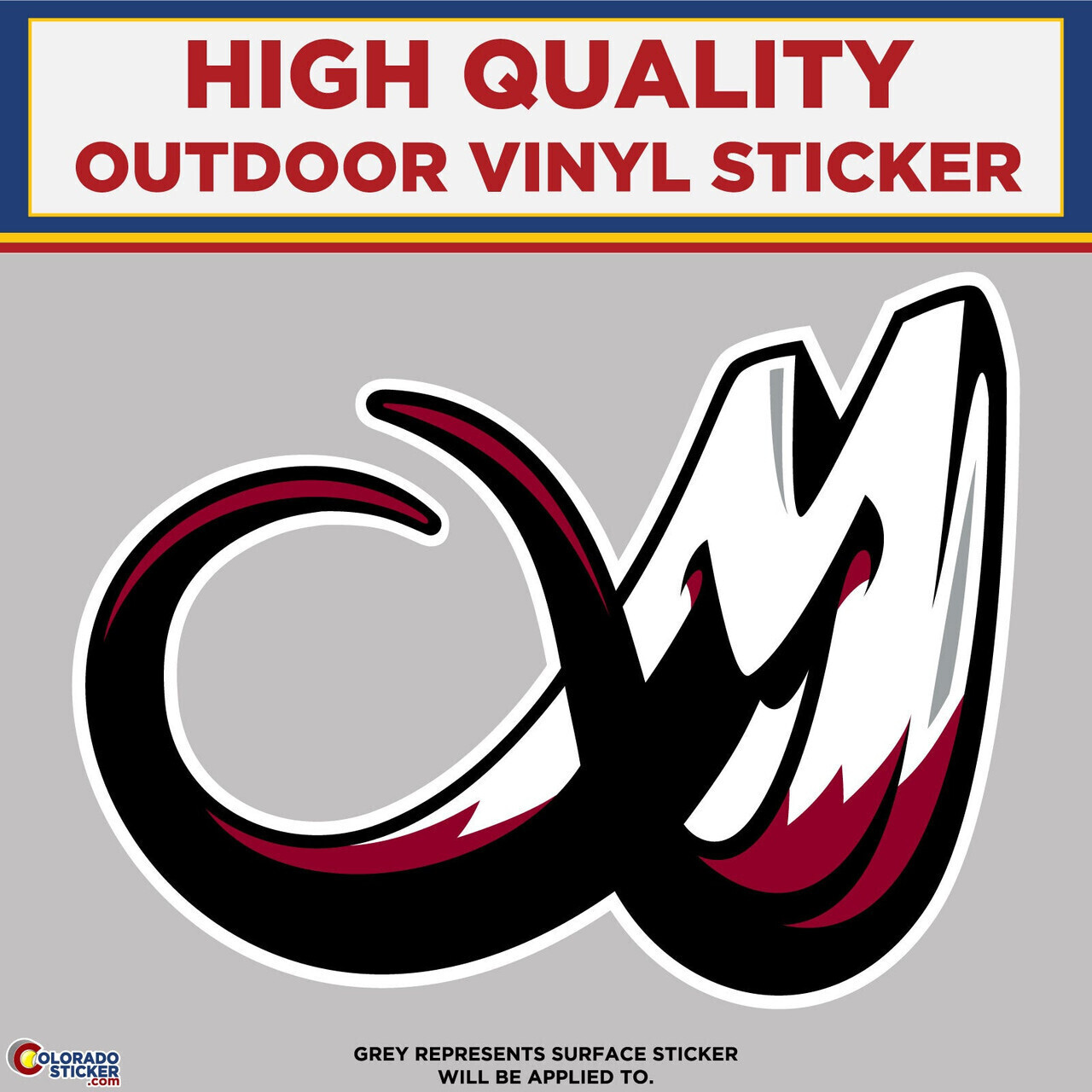 Colorado Mammoth Lacrosse, High Quality Vinyl Stickers gallery