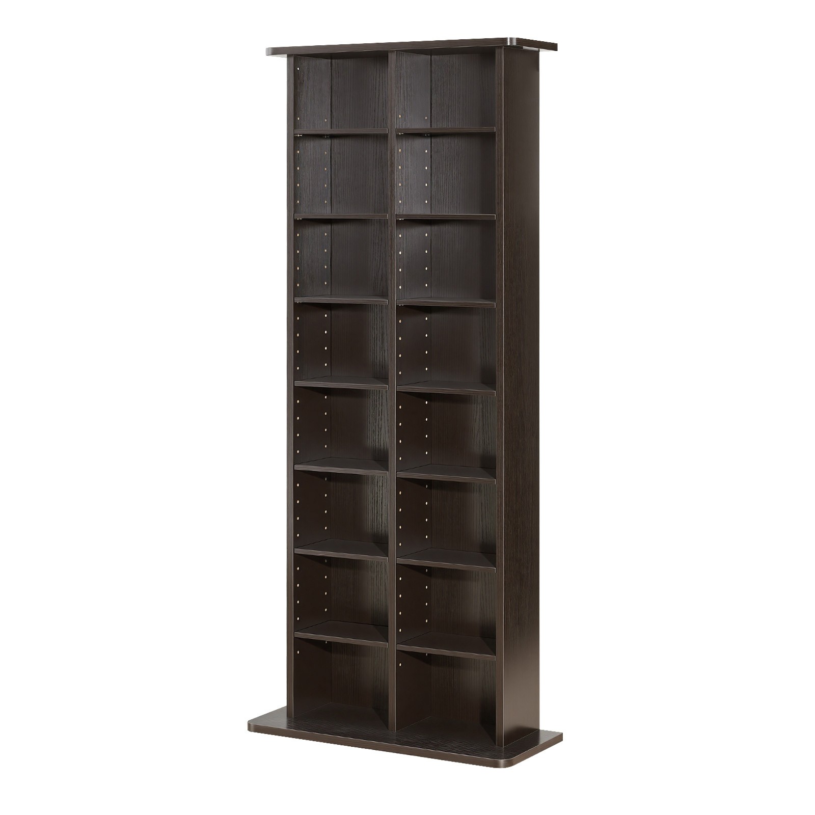 Uimoso 8-Tier Media Storage Cabinet with 16 Adjustable DVD Compartments gallery